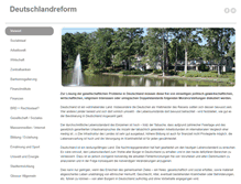 Tablet Screenshot of deutschlandreform.com